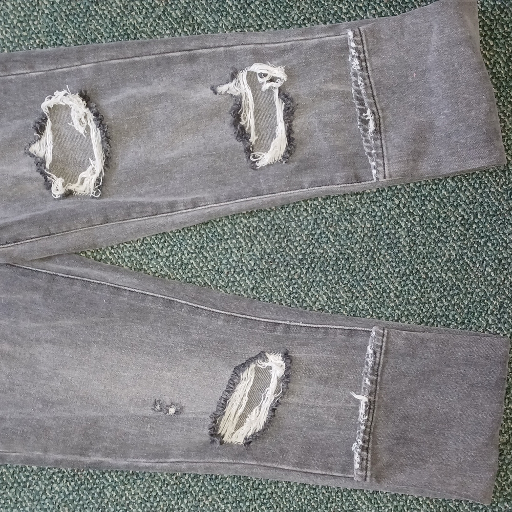 PacSun Los Angeles Faded Black Ripped Mom Jean Size 23 distressed new with tags - Picture 17 of 17